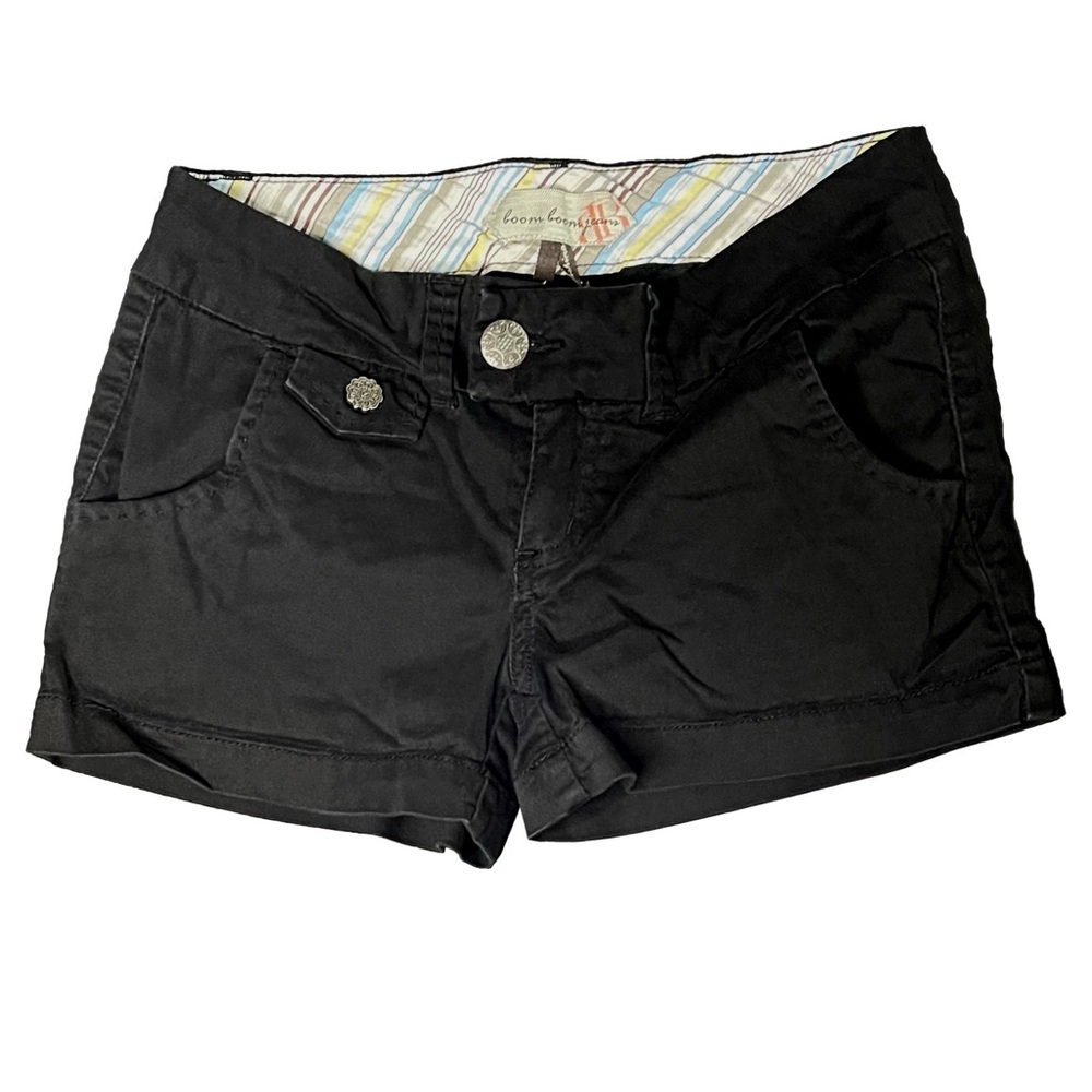 Boom Boom Jeans 5 Pocket Shorts~ Black